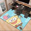 Sponge Expressions Pattern Office Rug Chair Mat, Game Carpet, Suitable for Front Door, Bedroom, Living Room, Desk, Holiday Gift