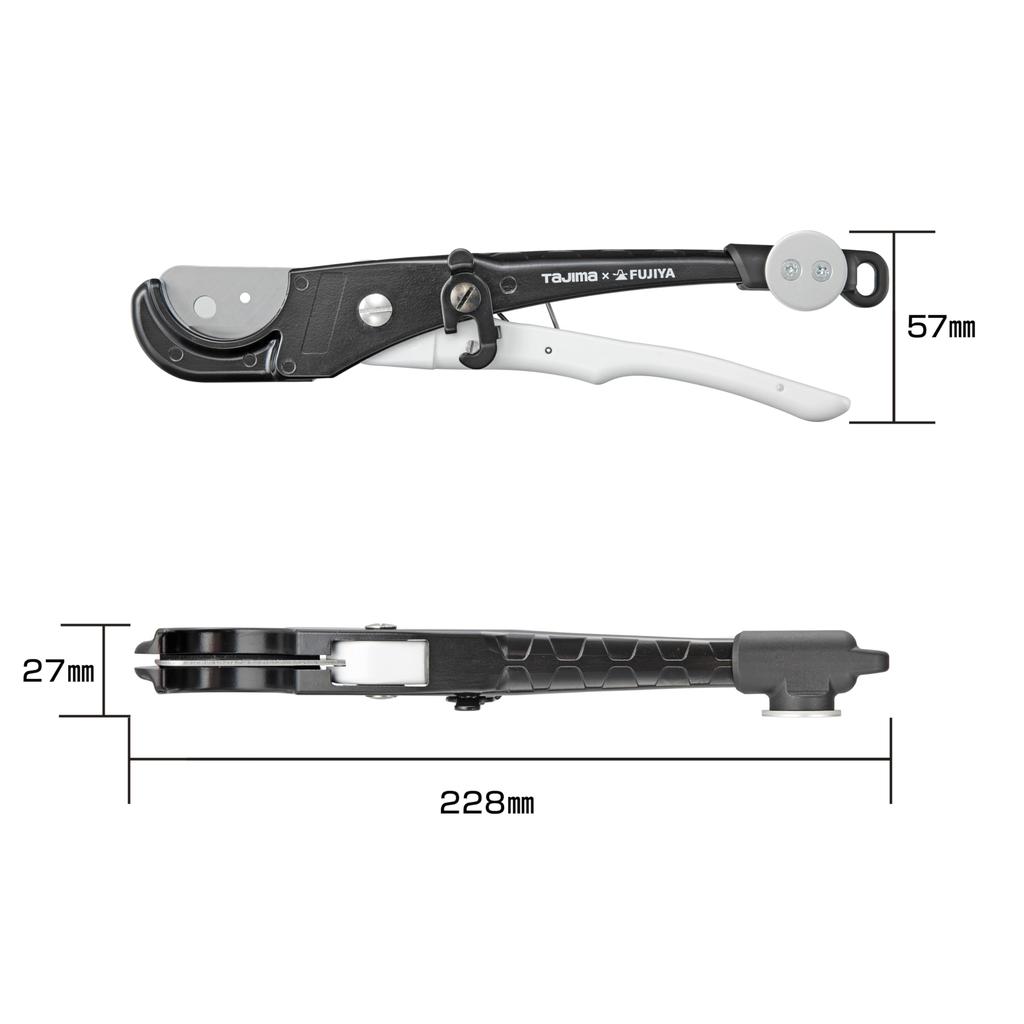 Tajima Safe System Safe Resin Pipe Cutter a collaboration with Comes with a Safe Hook for For cutting standard flexible resin pipes up to 37mm in