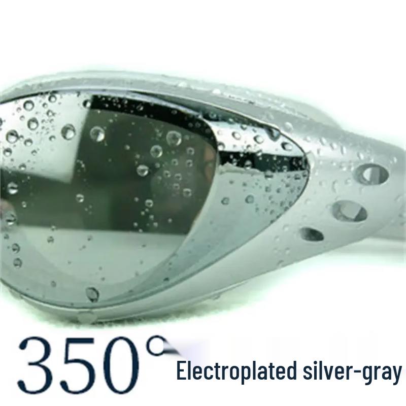 SBART HD Rainbow Plated Anti-fog Swimming Goggles 1