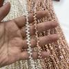 4-5mm Natural Nugget Pearl Strand 36cm Top Sided Drilled Hole Freshwater Pearls for DIY Jewelry Making