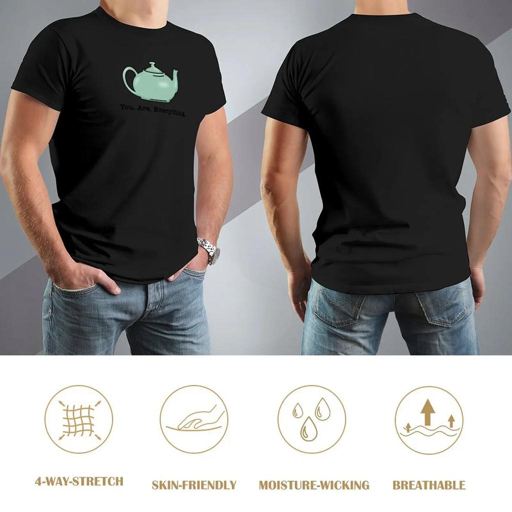 Pam Beesly And Jim Halpert Teapot - You Are Everything T-Shirt Baggy Shirts Oversizeds Summer Top Shirts Men