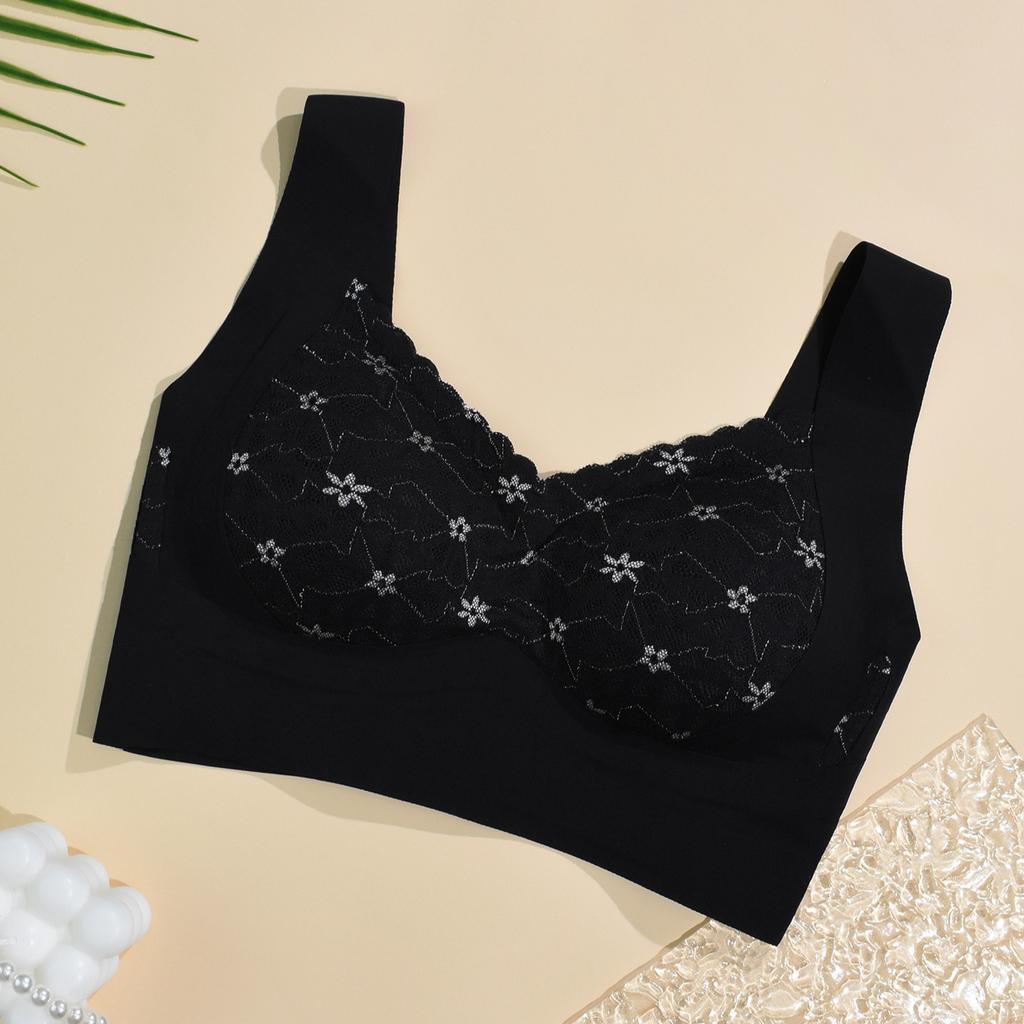 Women's Wire-Free Push-Up Bra for Back Enhancement and Sagging