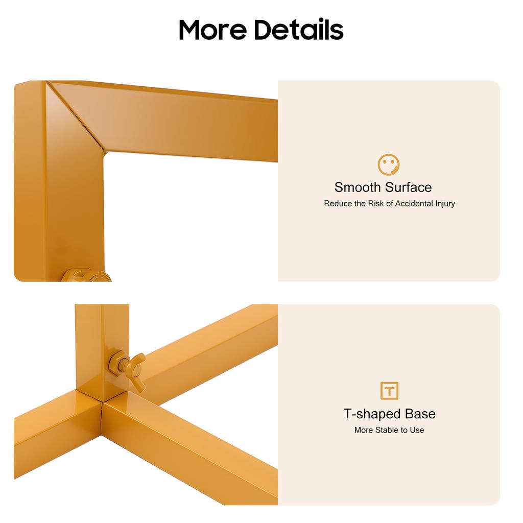 Large 6.6FT Gold Wedding Arch Stand Iron Backdrop for Wedding Party DIY Decor Anniversary Photo Booth