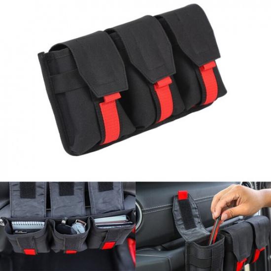 Fits Jeep Gladiator Accessories Black Dashboard Co-pilot Handle Storage Bag