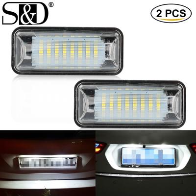 2Pcs LED Number License Plate Light Lamp For Subaru Forester Impreza Legacy BRZ WRX XV Crosstrek TOYOTA FT86 GT86 Scion FR-S