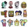 Unique Cartoon Horror Character Metal Badge Brooch Personal Accessory For Collectors