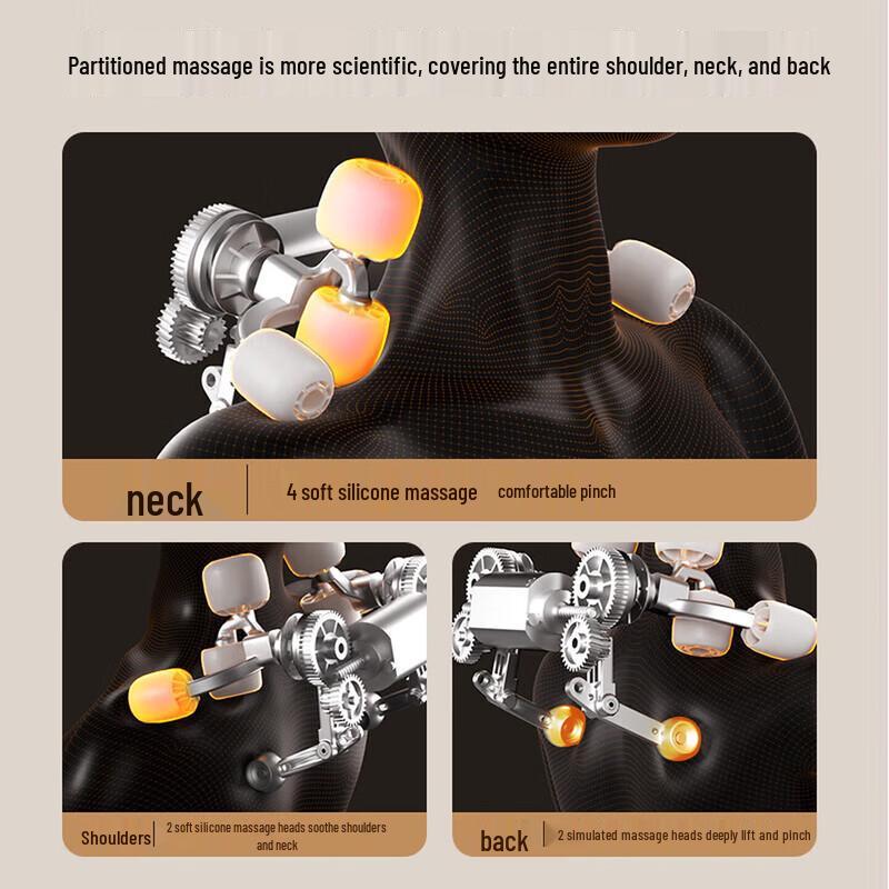 AUX Rechargeable Neck and Shoulder Massager CN plug (adapter included)