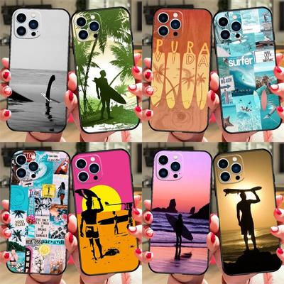 Surf Surfing Phone Case For iPhone Samsung Galaxy Redmi Xiaomi Oppo OnePlus Note S A 7 8 9 10 11 12 13 14 20 21 22 23 53 54 Pro Max Plus Ultra