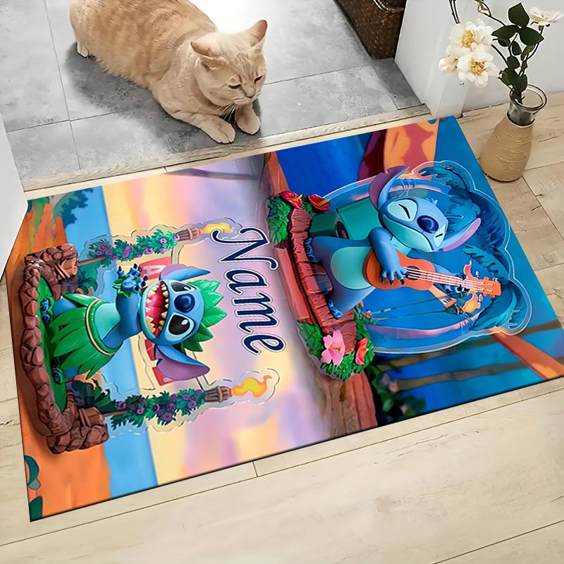 Custom Name Princesses Pastel Colors Carpet Rug Customizable Soft Washable Anti-Slip Home Living Room Sofa Mats Personalized Rug. 0909294