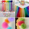 15cm Width 10 Yards Glitter Sequin Tulle Roll Spool Tutu Wedding Decoration Organza Laser DIY Craft Birthday Party Supplies