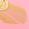 Gold Coin Veils Headpiece Indian Dance Belly Dance Costume Coins Face Chains Belly Dance Jewelry Accessories Gifts