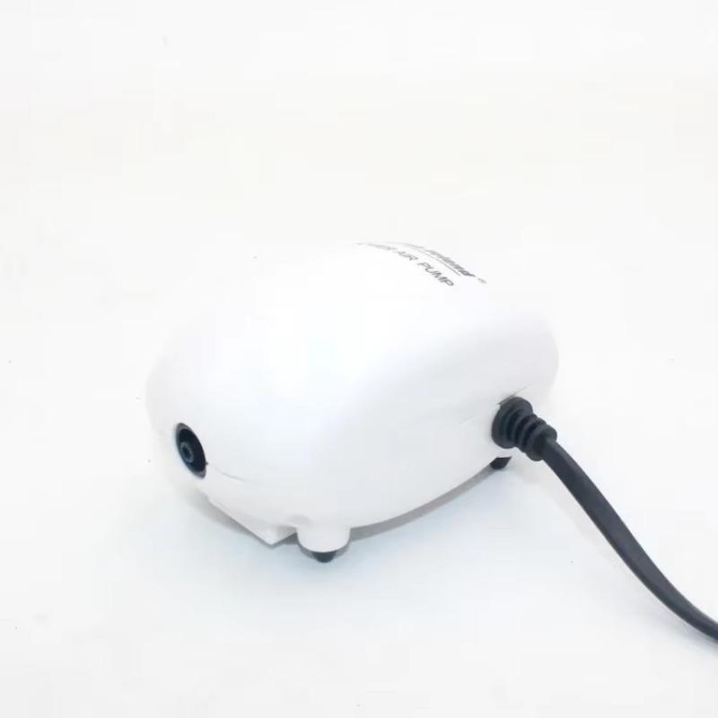 Akvarium syrepump syremaskin luftare pump tyst syretillförsel luftare fiskbox liten dubbelhåls luftare