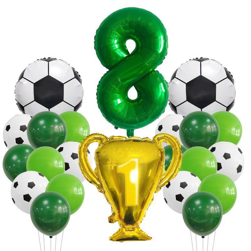 

Трофей Чемпіонату з футболу, Набір повітряних куль, Алюмінієва фольга, Дитяча вечірка з нагоди дня народження для хлопчиків, Прикраса на день народження до Чемпіонату світу Digital 8 set