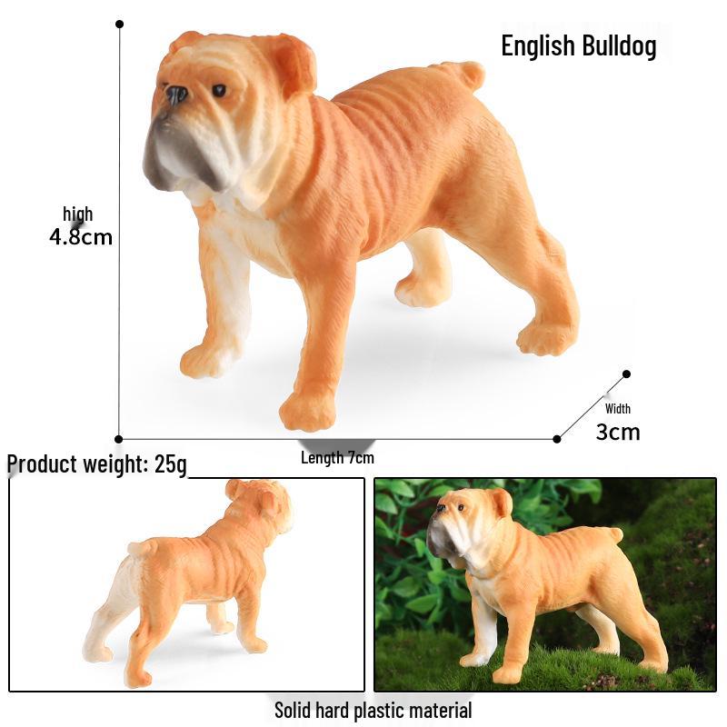 Solid Cute Animal Models: Squirrel, Shiba Inu, Teddy, Hamster, Panda, Flying Squirrel Car/Desktop Ornaments