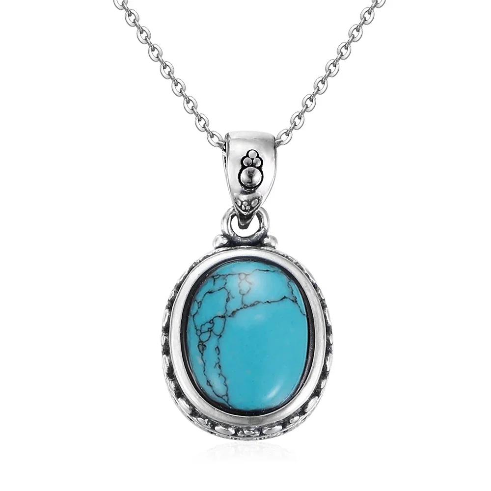 925 Silver Natural Rhodochrosite Pendants Necklace Tiger Eye Necklace Silver Pendants 925 With Chain For Women Men