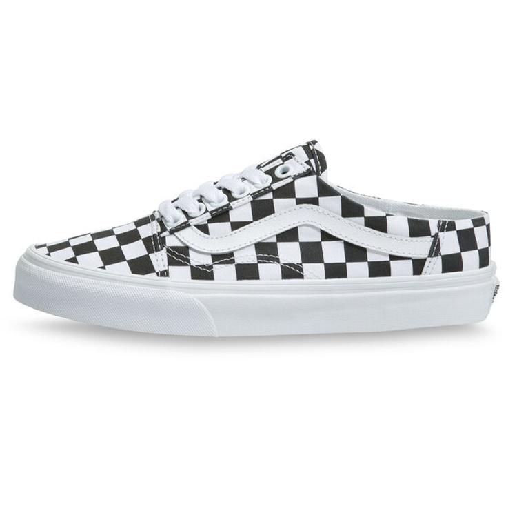 Vans Checkerboard Old Skool Mule Chessboard White/Black Men s VN0A4P3Y5GU EU 35