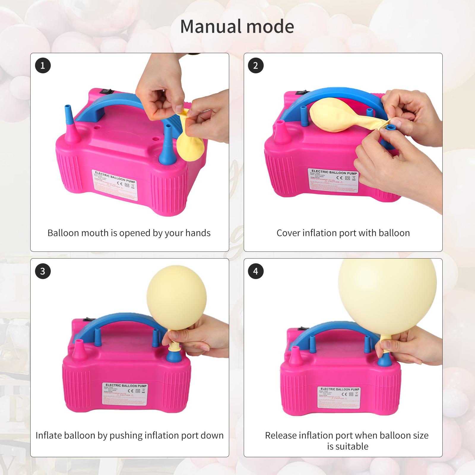 1 шт. воздушный насос 220 В электрический высокой мощности с двумя соплами воздуходувный — фото 6