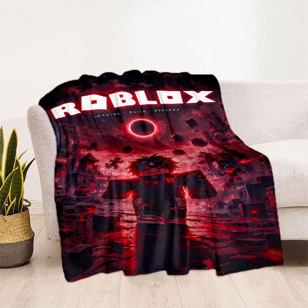 Roblox 46 Blanket Soft Warm Cozy Perfect for Office Chair Livingroom Bed Four Seasons Multipurpose Digital Print