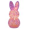 3D Printing Easter Rabbit Nightlight Creative Hollow Out Bunny Figurine Table Lamp for Spring Indoor Home Festival Decorations