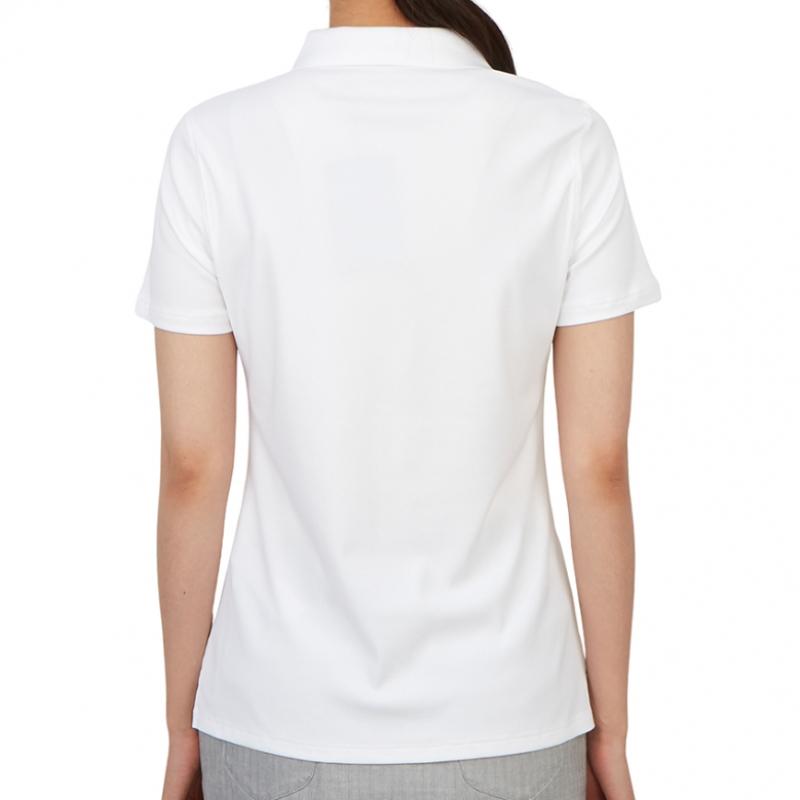 Tricou G For Golf Tech PerFormance G4LS23K135 Sno pentru femei, cu guler scurt și mânecă scurtă