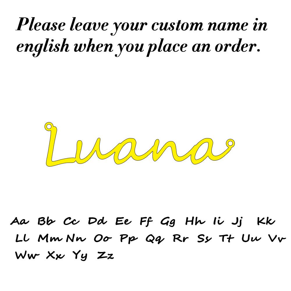 Vlastní náhrdelník pro ženy Personalizovaný přívěsek s kurzívním písmenem Šperky z nerezové oceli Pánský řetízek Choker Obojek Personalizado