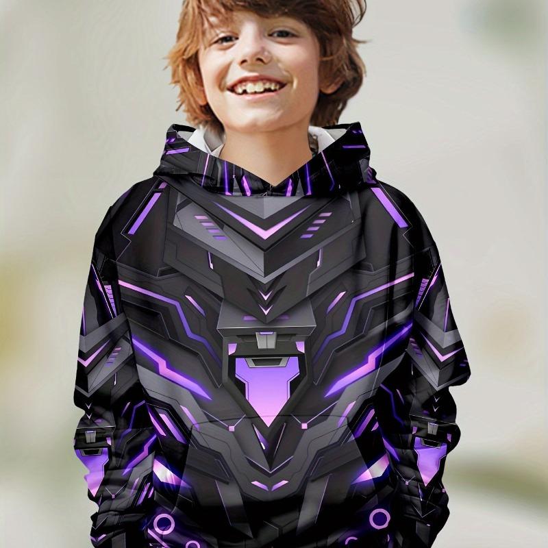 Abbigliamento per Bambini Felpe da Ragazzo Manica Lunga Stampa Cartoni Animati Abbigliamento Primaverile Autunnale per Bambini Casual Moda Outdoor Abbigliamento per Bambine Felpa Top