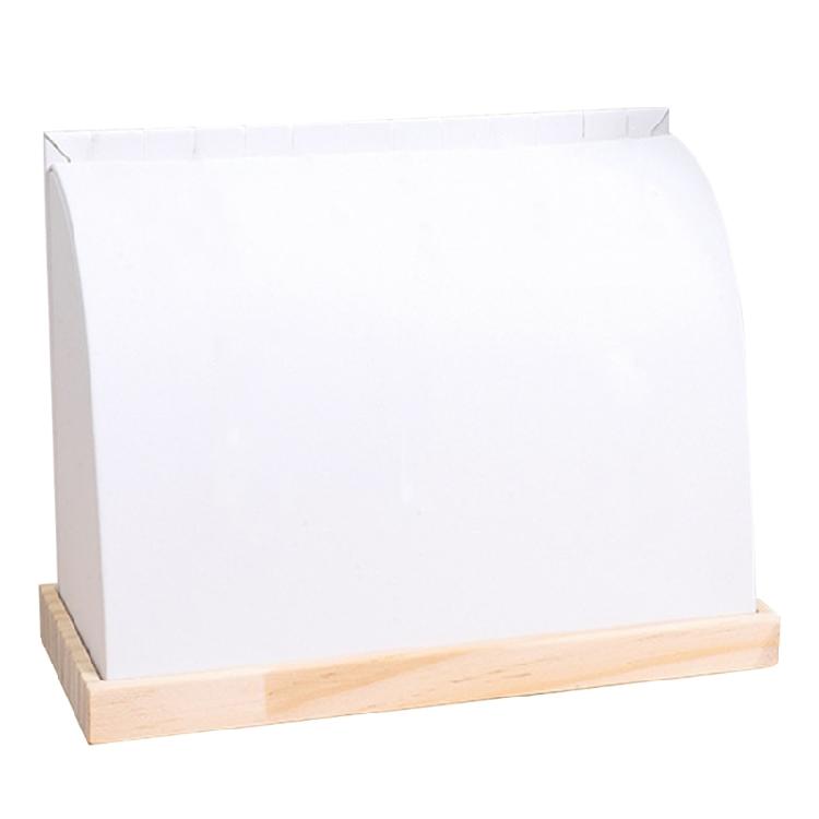 Practical Leather Necklace Display Stand Elegant Jewelry Presentation Holder