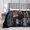 Graham 44 Hockey Romance Blankets Soft Warm Pattern Plush Throw Blanket For Students Couch Chair Flannel Bedspread Bed Cover