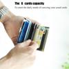 1Pc  Pocket Steel Holder  Stainless Business ID Card Blocking Credit Protector Case Box