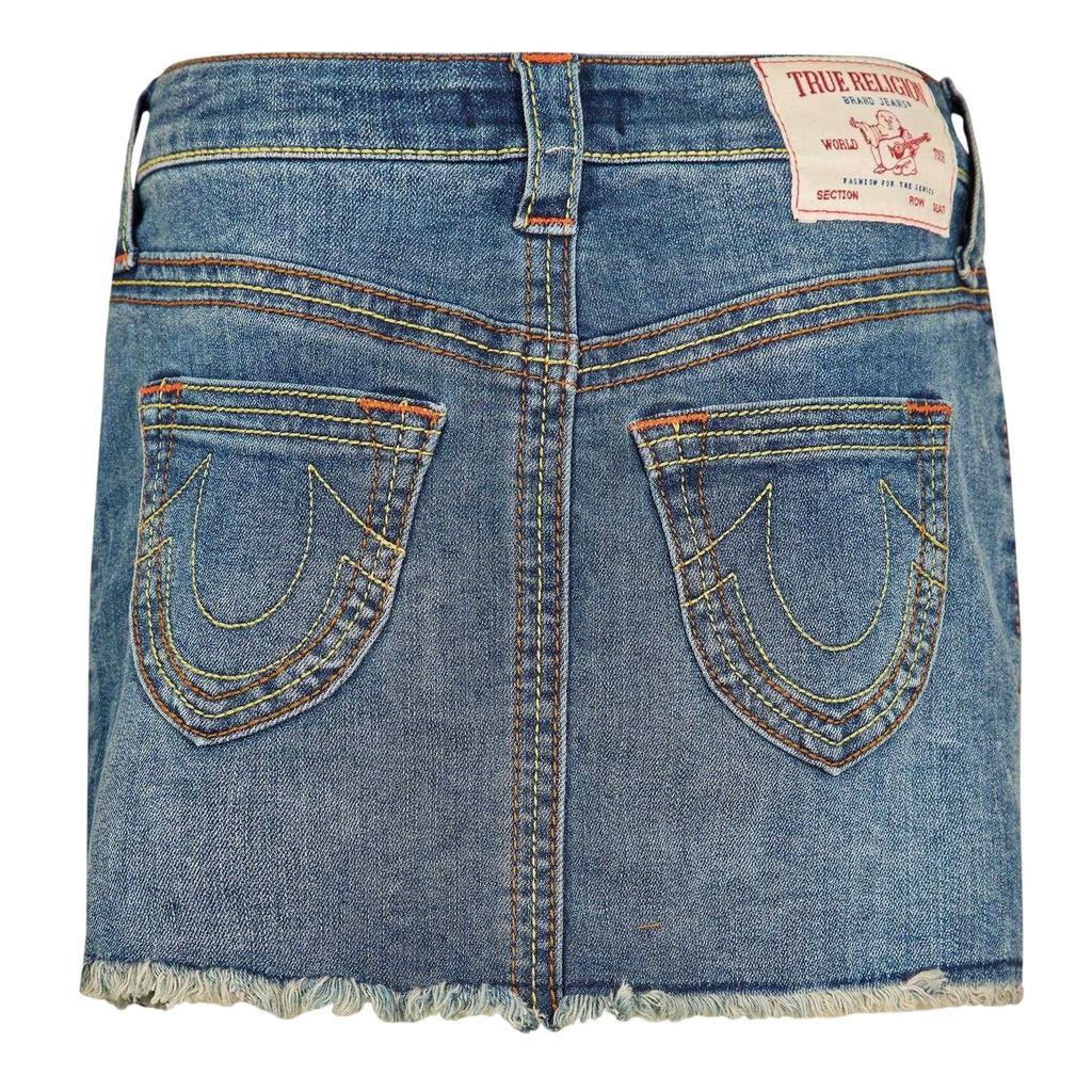 True Religion Damen Sadie Spade Denim Minirock