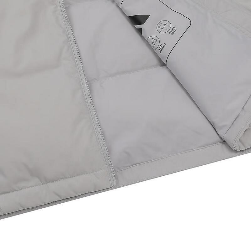 Adidas Logo Outdoor Warm Sports Long Sleeve Down Jacket Men Jacket Gray JG5924