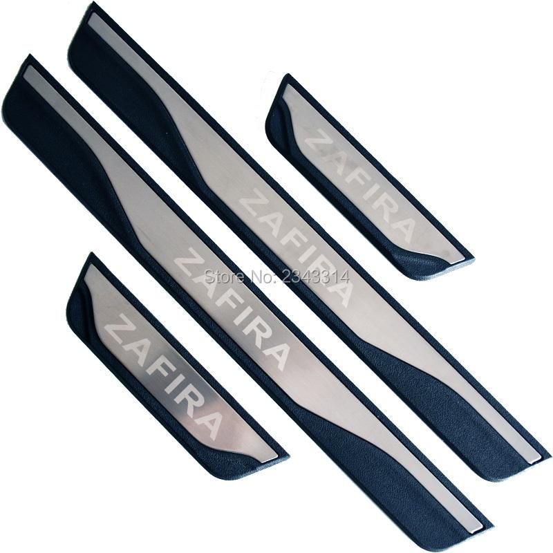 For Opel Zafira E Life Tourer C Accessory 2011-2024 2025 Stainless Car Door Sill Scuff Kick Plate Protector Cover Trim Styling