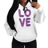 European & American Women's Casual Printed Hooded Sweatshirt A8773