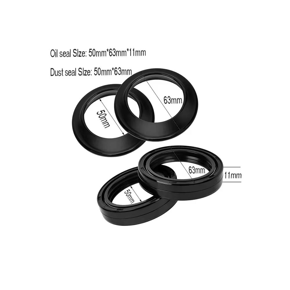 50x63x11 50 63 11 Oil Seal & Dust Cover Front Fork For Benelli TRK502 TRK 502 2016 BN600 BN 600 TNT600 TNT 600GT TNT 600 GT