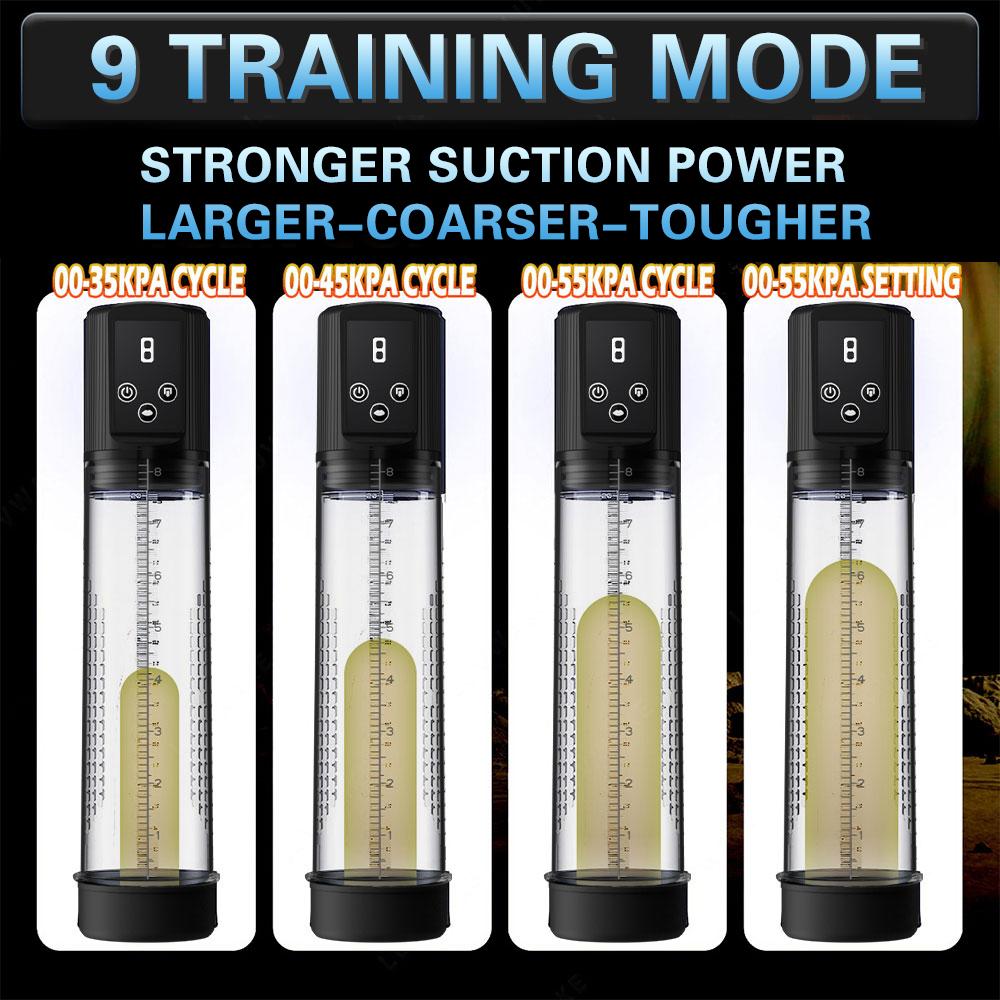 Automatic Electric Penis Vacuum Pump Thicken Penis Enlargement Enhancer Penis Sucker Sex Toys for Men Male Masturbate Adult Toys