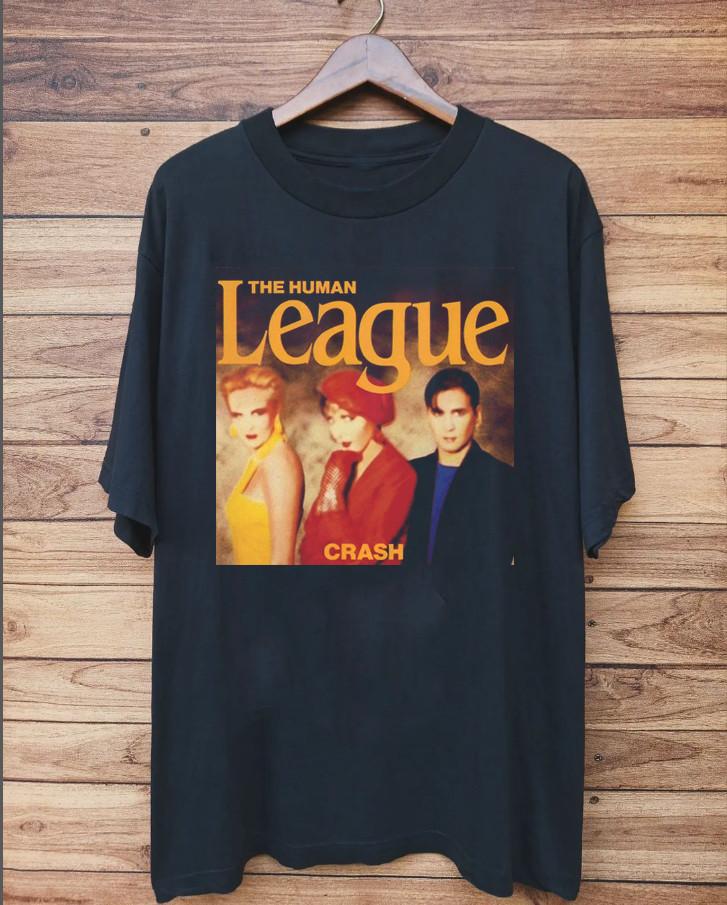 The Human League Crash ALbum T Shirt Size S5XL Unisex T-Shirt XXXL