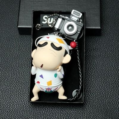Cartoon Crayon Shin-chan Car Keychain Cute Fashion Backpack Camera Pendant Girls Accessories Holiday Present Kids Anime Toys