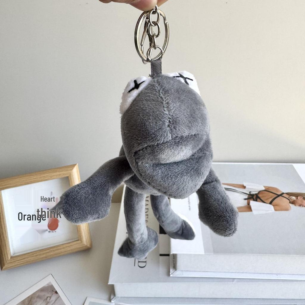Long-Legged Frog Keychain Plush Doll – Cute Gift for Girls