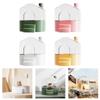 Clearly View 360Degree Hamster Sand Bath House SplashProof Base For Exploration Sleep Hideouts Easy Cleaning Maintenance