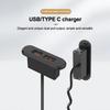 1/2pcs Embedded Desktop Socket USB TYPE-C Charger Furniture Sofa Socket Multifunctional Concealed Fast Charging Cable Connector