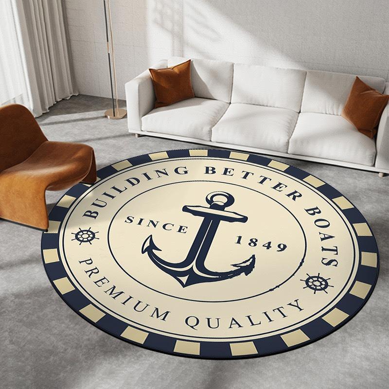  Disney Captain America Circular Mat Living Room Sofa Carpet Tea Table Bedroom Bedside Enter Door Rug Fashion Home Dcor