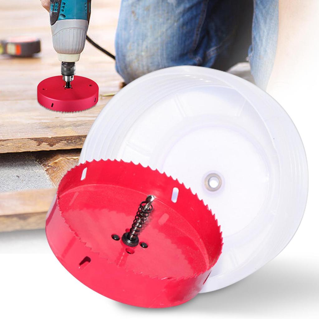 Hole Saw Dust Collector Cutter Circle Drill Bit For Holes For Drilling Wood Ceiling Drywall Plaster Fiberboard Household