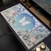 Butterfly Flower Mouse Pad Keyboard Star XXL PC Gamer Accessories Setup Gaming Decoration Non-slip Large Laptop Extend Desk Mats
