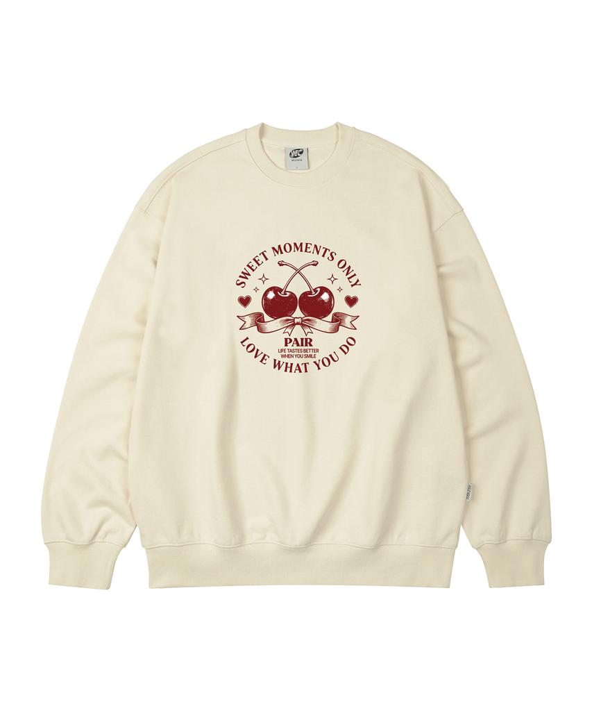 WILDROCK Cherry Pear Oversized Sweatshirt_9 Col (A Type)