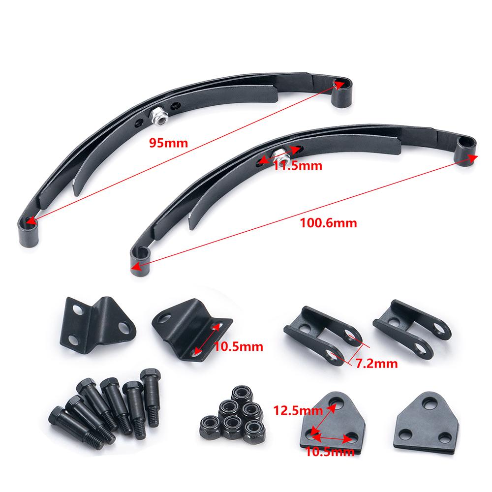 AXSPEED Steel Leaf Spring Suspension Bar Set for 1/14 Tamiya Tractor Truck Trailer Cargo Tow Upgrade Parts