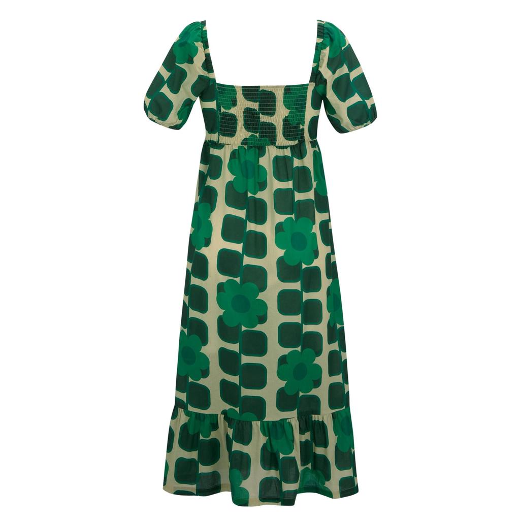 Regatta Womens/Ladies Orla Kiely Giant Square Flower Summer Midi Dress