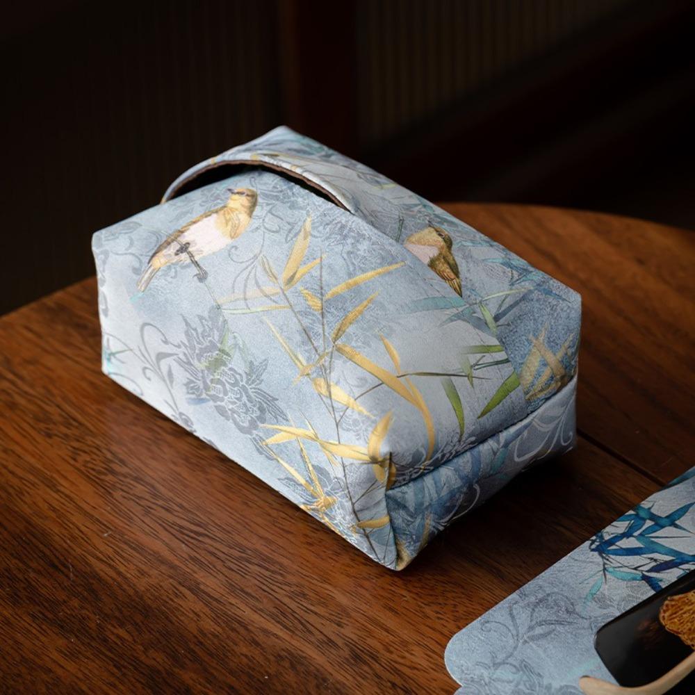 Retro Style Tissue Box Exquisite Napkin Case Desktop Decorate Napkin Paper Holder  Office