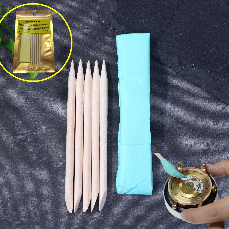 

1 набор Чистящая резиновая замазка для часов, Очиститель, Чистящая глина для часового механизма, Инструмент для дезактивации и ремонта наручных часов, Аксессуар для часов 1