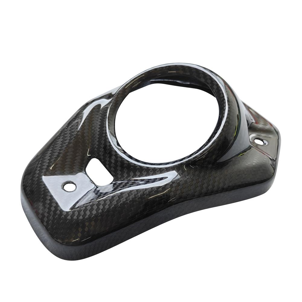 Carbon Fiber Motorcycle Tail Exhaust Pipe Muffler Heat Cover for Kawasaki Z900 2017-2026