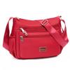 2025 new Oxford cloth women's bag casual multi-layer shoulder messenger bag breathable large capacity small square bag mother bag